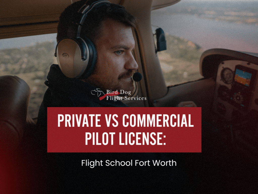 Private vs Commercial Pilot License